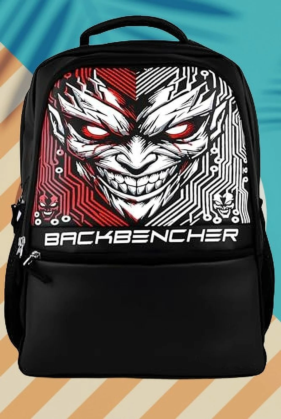 Elcom Medium 30 L Laptop Backpack Backbenchers Devil Pro Edition Boys Stylish School Backpack (Black)