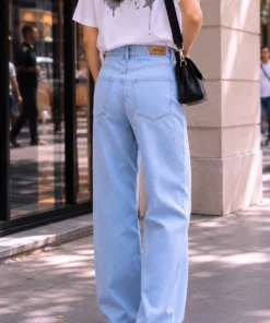 Alternative view of zayla Women Baggy Fit High Rise Light Blue Jeans