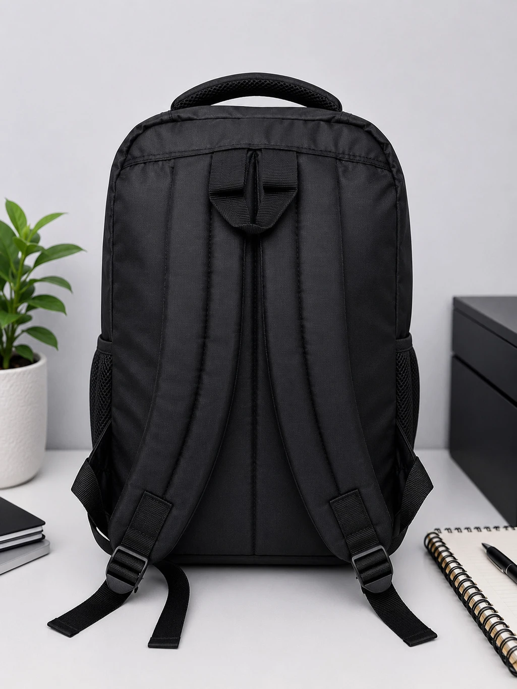 Carry Company Medium 22 L Laptop Backpack Carry Co. 22L Smart Laptop Backpack for Office, College & Travel | Black (Black) - Image 2