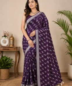 Alternative view of Brand Fashion Club Collection Style Code Cotton Silk Saree