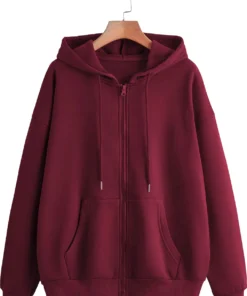 BEING WANTED Men Full Sleeve Solid Hooded Sweatshirt